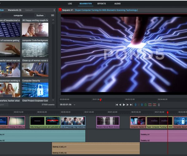 برنامج مونتاج لتحرير الفيديو