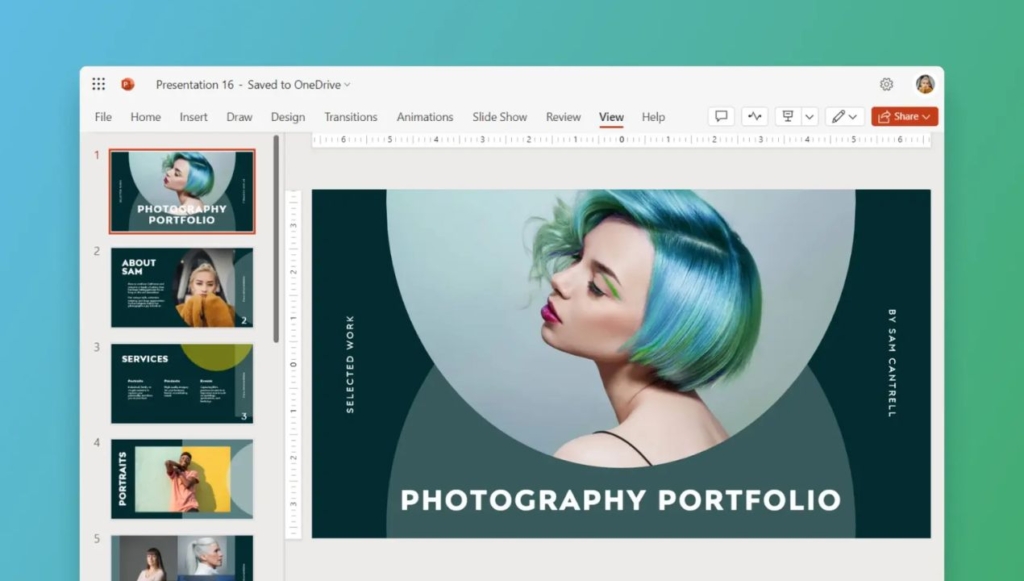 طريقة انشاء بورتفوليو